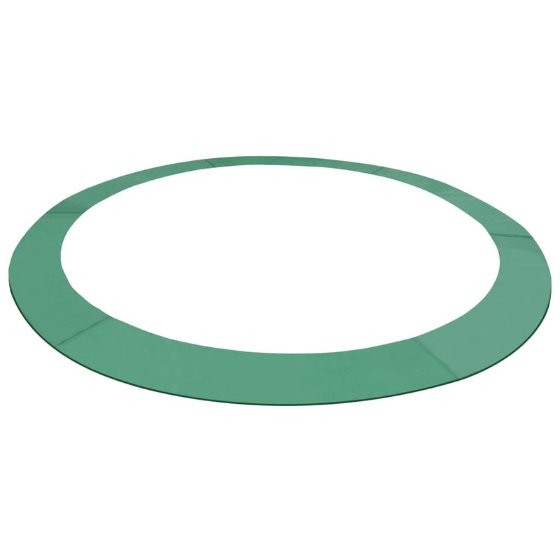 Vidaxl veiligheidsmat voor 3,66 m ronde trampoline pe groen