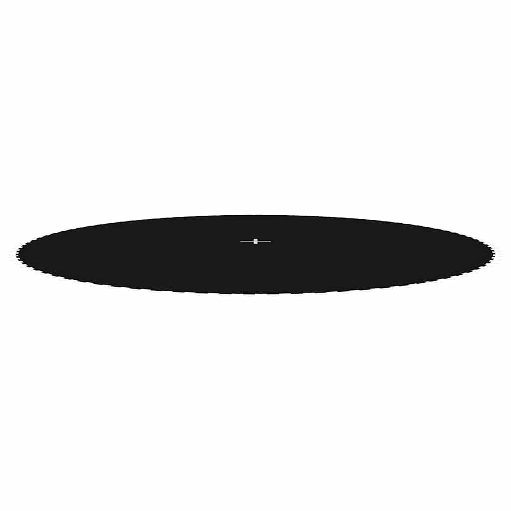Estera de resorte de Vidaxl por tela de trampolín redonda de 15 pies 4.57 m negro