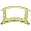 Vidaxl Garden Bridge con corrimano 170x74x105 cm Pine impregnato