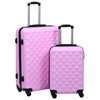 Vidaxl Set di bagagli duro a 2 pezzi rosa