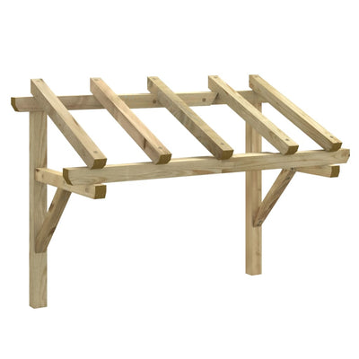 Canopato per porta Vidaxl 150x100x100 cm Pino solido