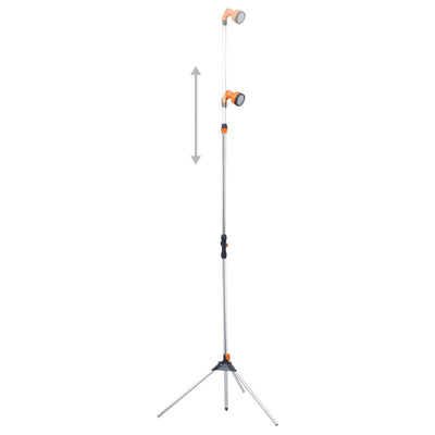 Vidaxl buitendouche met statief 221 cm aluminium