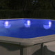 Vidaxl DIP de lámpara de natación: LED flotante con control remoto blanco