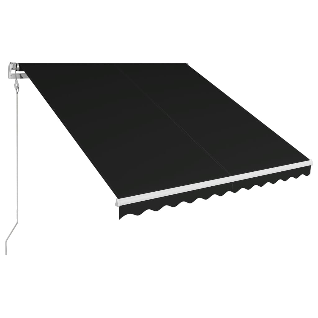 Vidaxl Luifel extiende automáticamente 350x250 cm de antracita