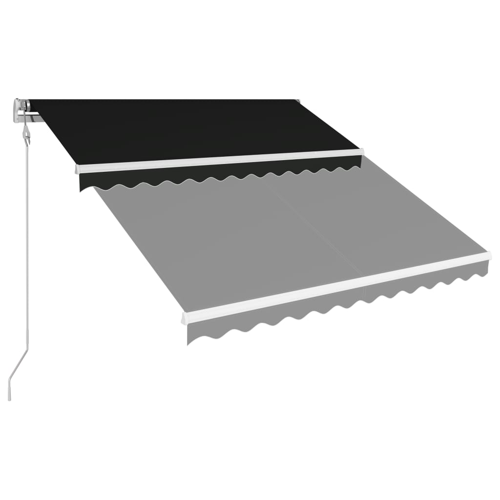 Vidaxl Luifel extiende automáticamente 350x250 cm de antracita