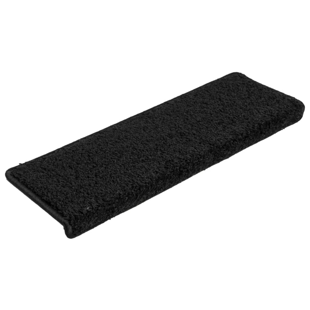 Vidaxl Stair tappetini 15 St 65x21x4 cm nero