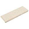Vidaxl trapmatten 15 st 65x21x4 cm wit rechthoekige rand