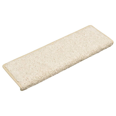 Tappetini Vidaxx 15 pz 65x21x4 cm bordo rettangolare bianco