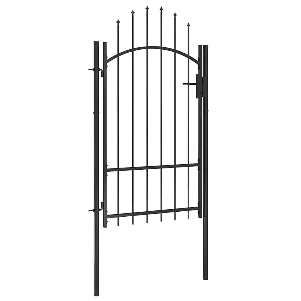 Vidaxl Poort 1x2.2 m de acero negro