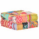 Vidaxl POUF 60x70x36 CM Patchwork de tela