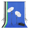 Vidaxl Photo Studio Conjunto con fondos, lámparas y paraguas