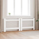 Vidaxl Radiatoroments 2 ST 112x19x81.5 cm MDF White