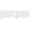 Vidaxl Radiatoroments 2 ST 152x19x81.5 cm MDF White