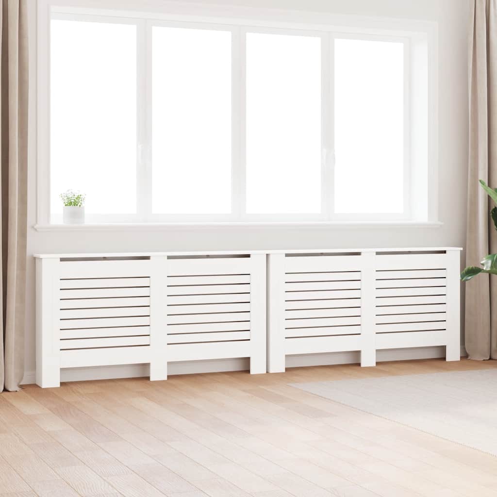 Vidaxl Radiatoroments 2 ST 152x19x81.5 cm MDF White