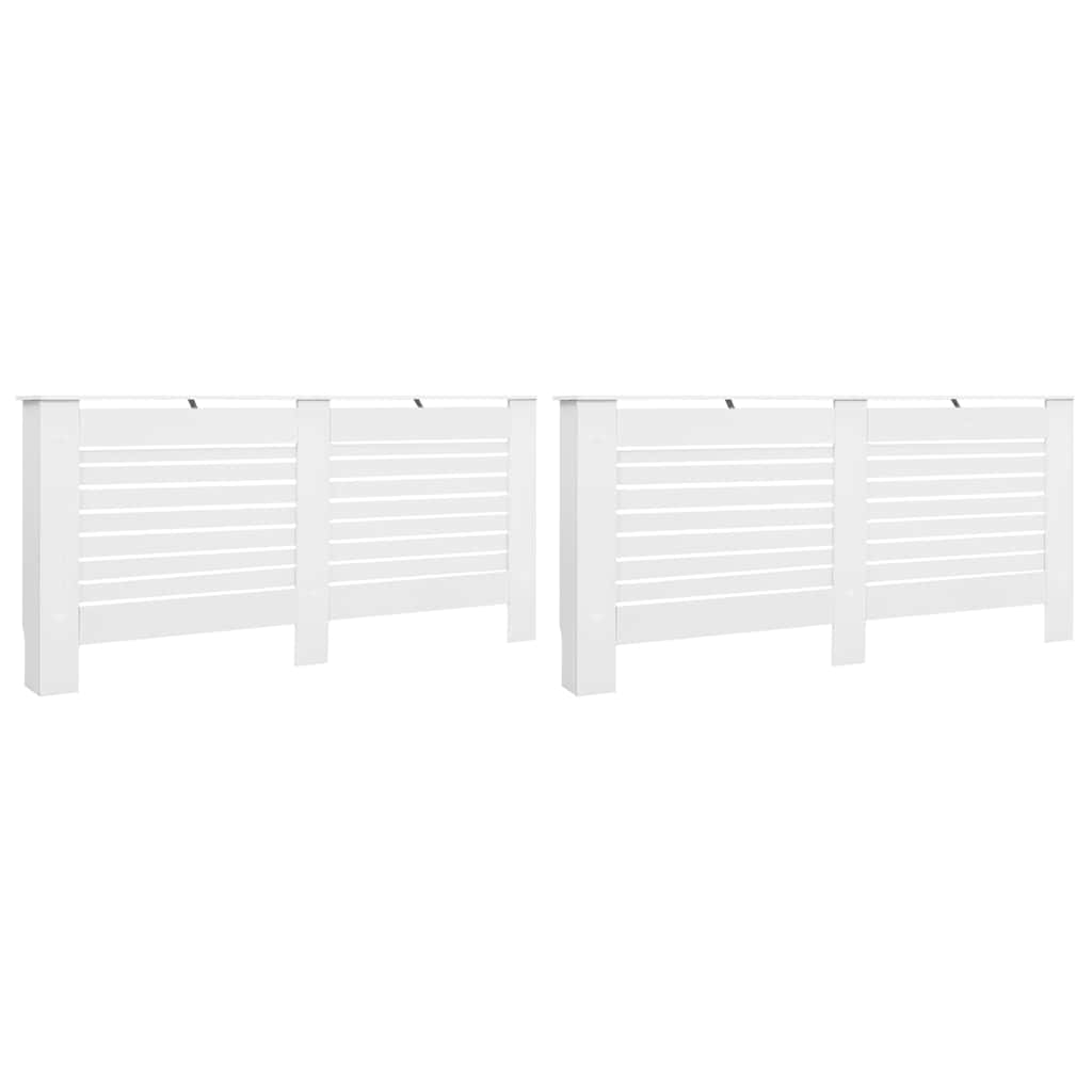 Vidaxl Radiatoroments 2 ST 172x19x81.5 cm MDF White