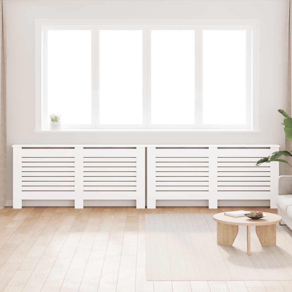 Vidaxl Radiatoroments 2 ST 172x19x81.5 cm MDF White