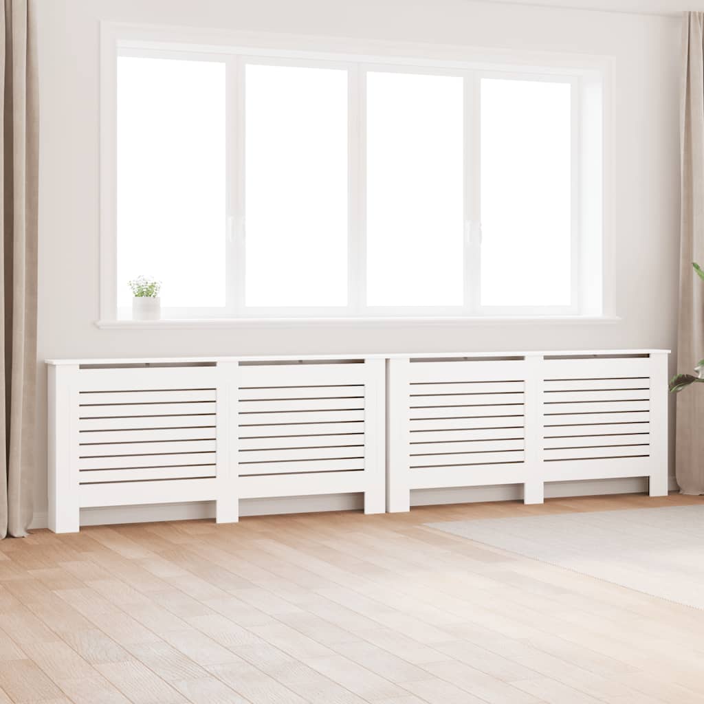 Vidaxl Radiatoroments 2 ST 172x19x81.5 cm MDF White