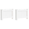 Vidaxl Radiatoroments 2 ST 112x19x81.5 cm MDF White