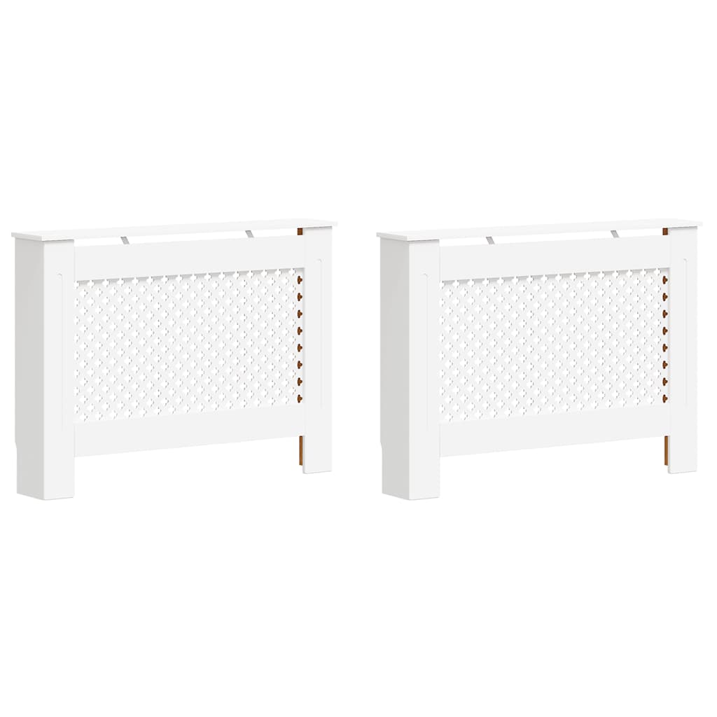 Vidaxl Radiatoroments 2 ST 112x19x81.5 cm MDF White
