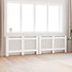 Vidaxl Radiatoroments 2 ST 152x19x81.5 cm MDF White