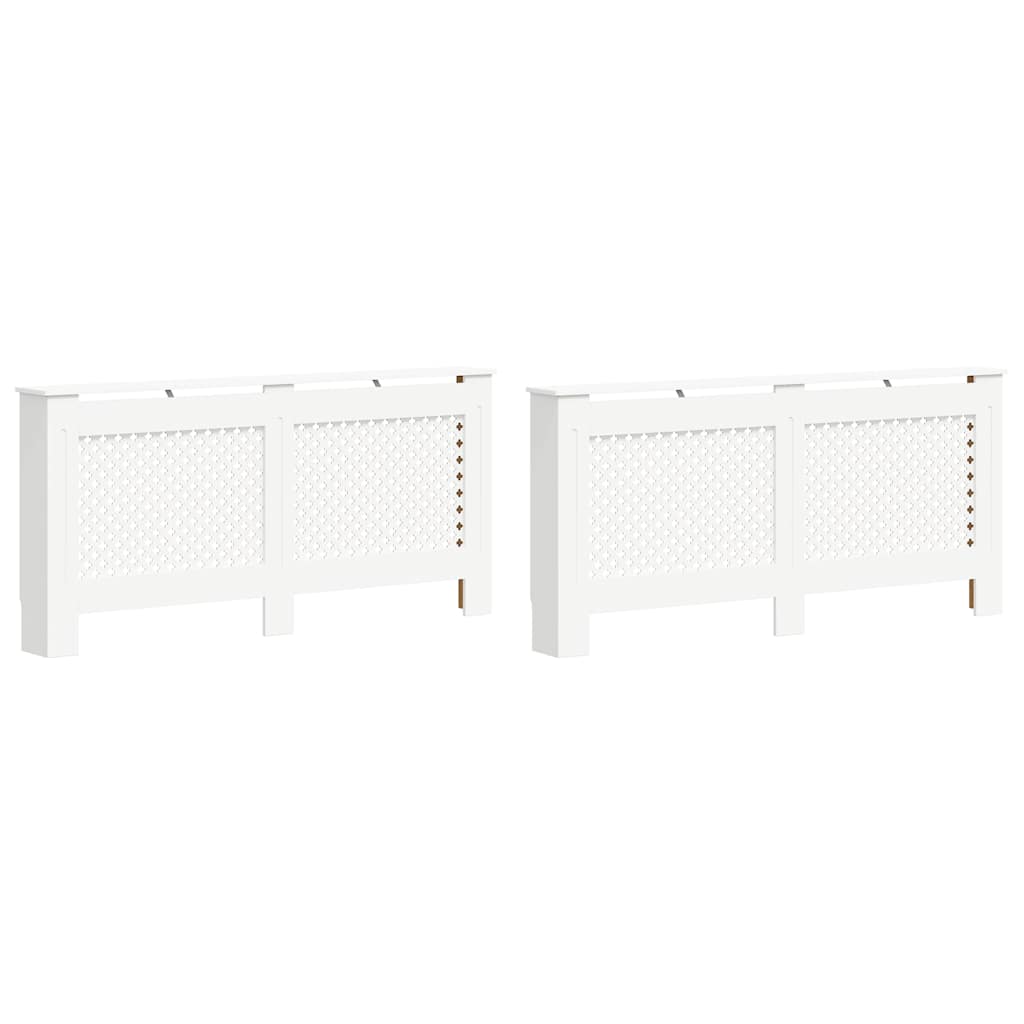 Vidaxl Radiatoroments 2 ST 172x19x81.5 cm MDF White