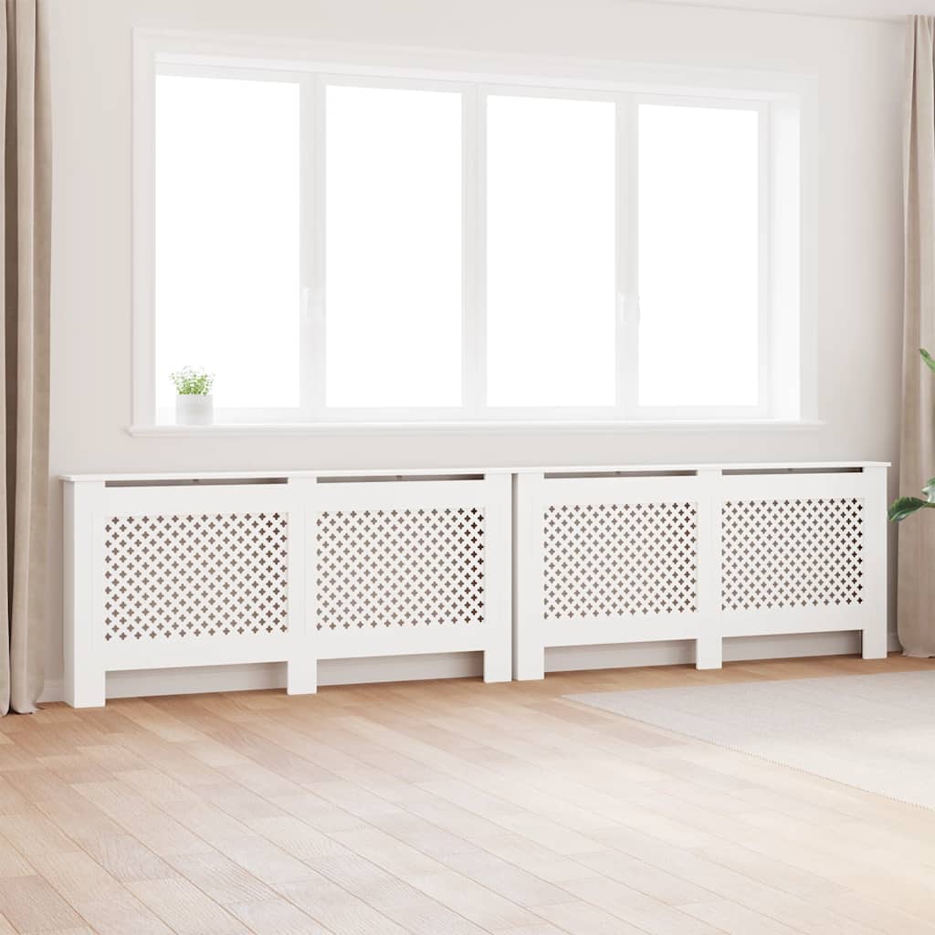 Vidaxl Radiatoroments 2 ST 172x19x81.5 cm MDF White