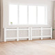 Vidaxl Radiatoroments 2 ST 172x19x81.5 cm MDF White