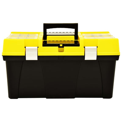 Vidaxl Toolbox 595x337x316 mm de plástico amarillo