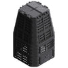 Vidaxl Compost Bin 1000 L 93.3x93.3x146 cm nero