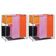 Vidaxl 3-delige wassorteerders 2 st met wasmand