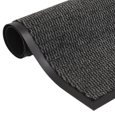 Mats de Vidaxl Droogloop 2 PC Tufting rectangular 80x120 cm antracita