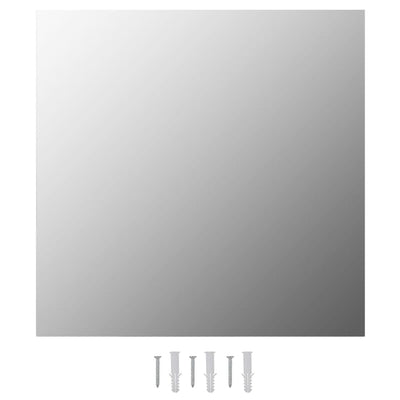 Espejos de pared Vidaxl 2 st cuadrado 40x40 cm de vidrio