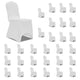 Las cubiertas de asiento de Vidaxl estiran 30 st white