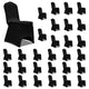 Las cubiertas de asiento de Vidaxl estiran 30 st negros