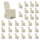 Las cubiertas de asiento de Vidaxl estiran 30 st crème