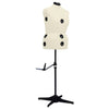 Vidaxl Mannequin Regolable Woman Taglia 44-50 L Crema color Crema