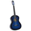 Vidaxl Guitar Guitar Set Classic Beginner 4 4 39 Blue