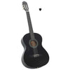 Vidaxl Guitar Classic Beginner 4 4 39 Lindenhout Black