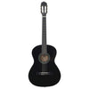 Vidaxl Guitar Classic Beginner 4 4 39 Lindenhout Black