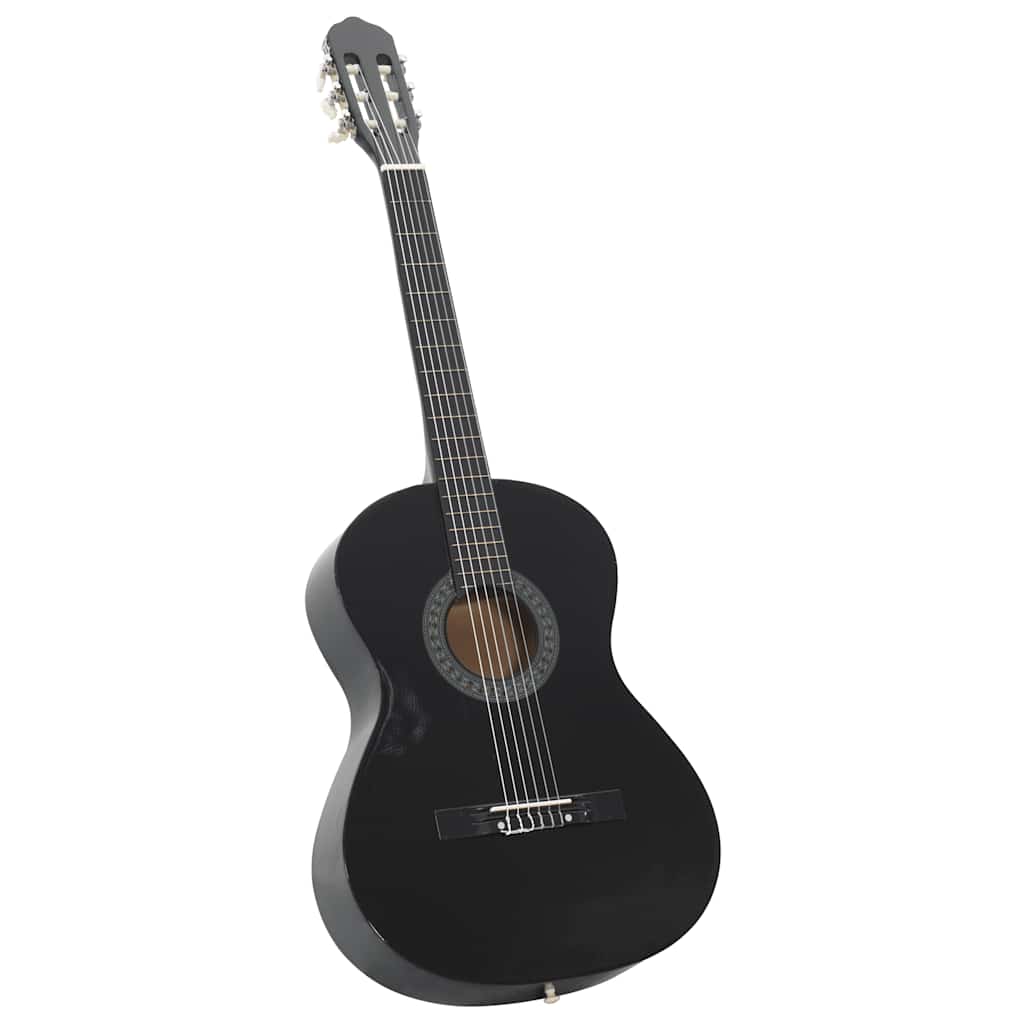 Vidaxl Guitar Guitar Set Classic Beginner 4 4 39 Black