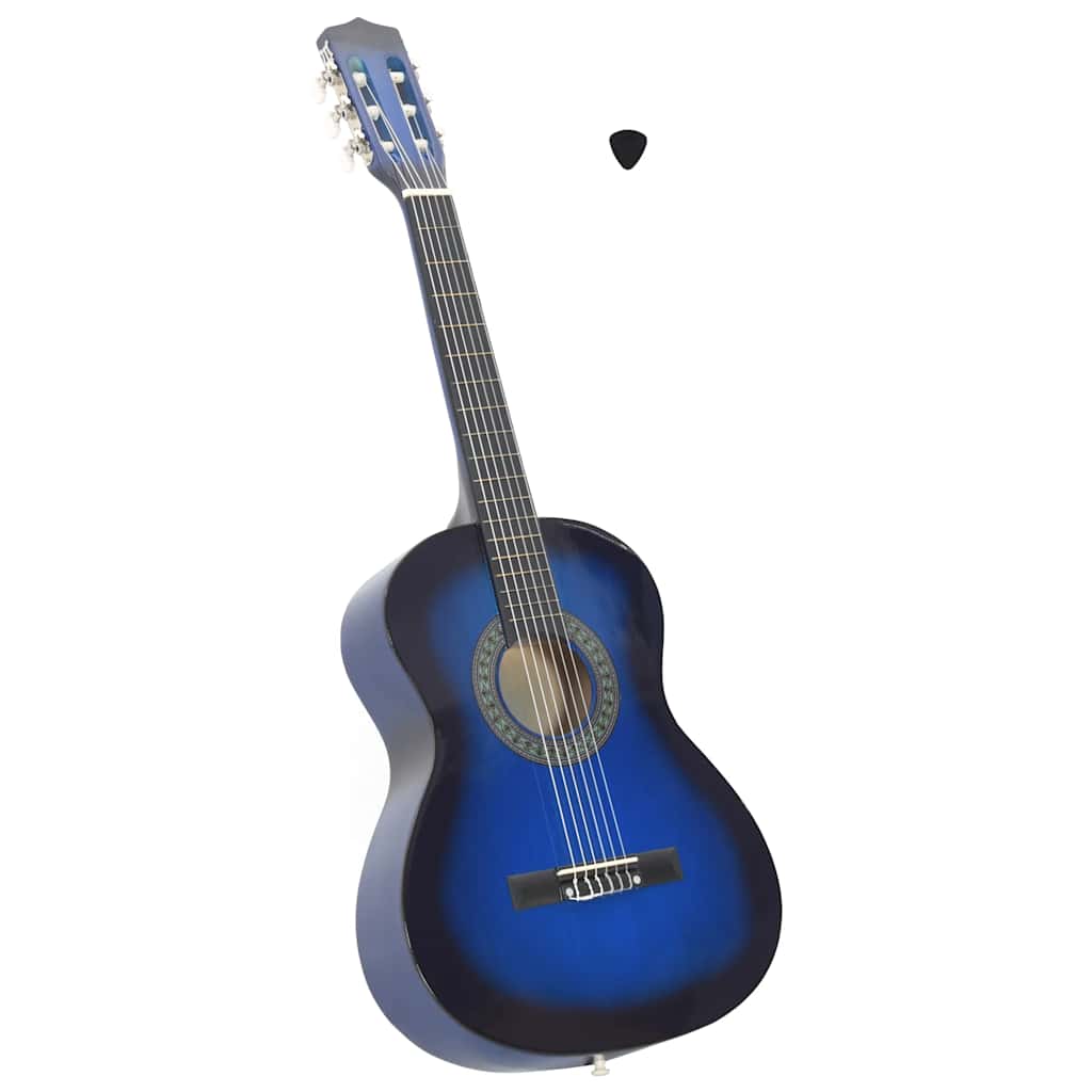 Vidaxl Guitar Classic Beginner and Children 3 4 36 Blue