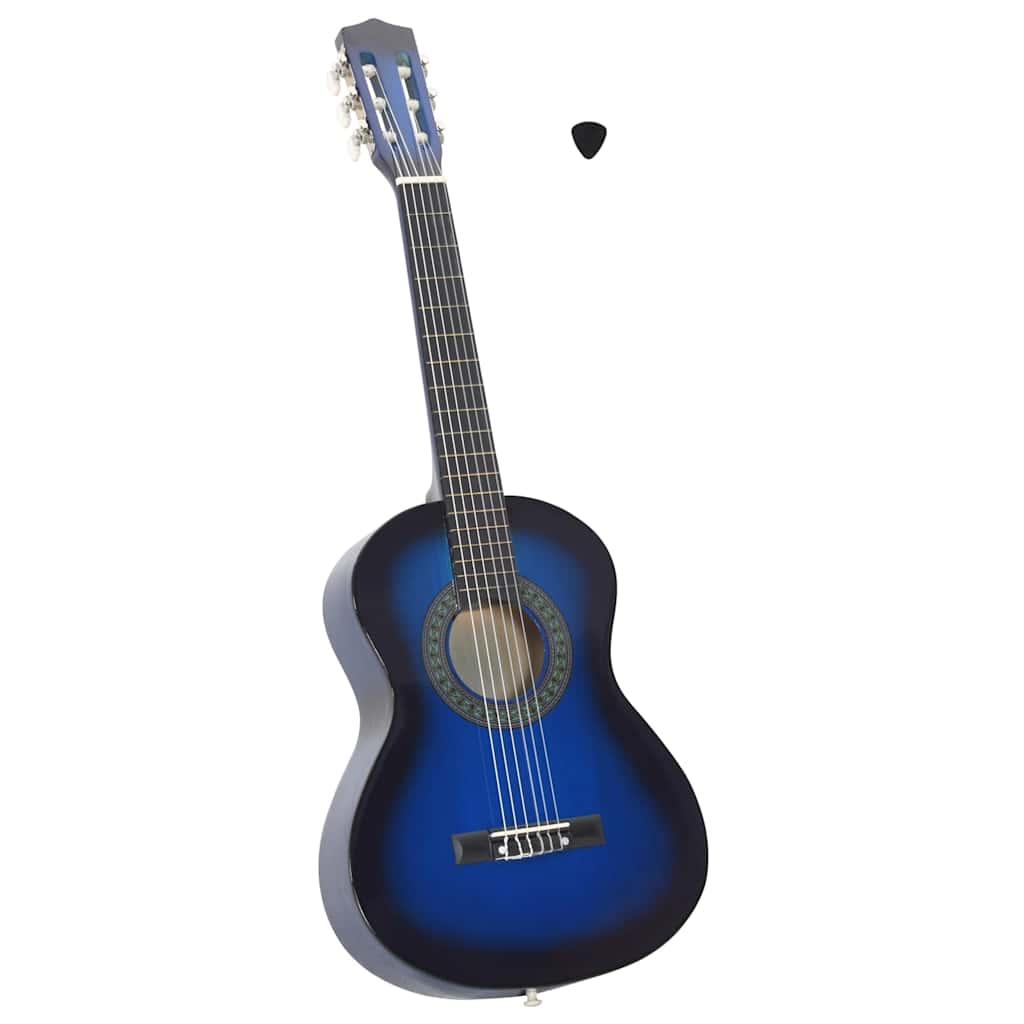Vidaxl Guitar Classic Beginner and Children 1 2 34 Blue