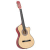 Vidaxl Corte de guitarra con 6 cuerdas Acústico Ocuste 38 Lindenhout