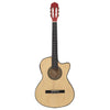 Vidaxl Guitar Cutaway con pareggio 6 corde occidentali classici