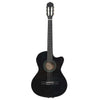 Vidaxl Guitar Cutaway con pareggio 6 Sneeds Western Classic Black