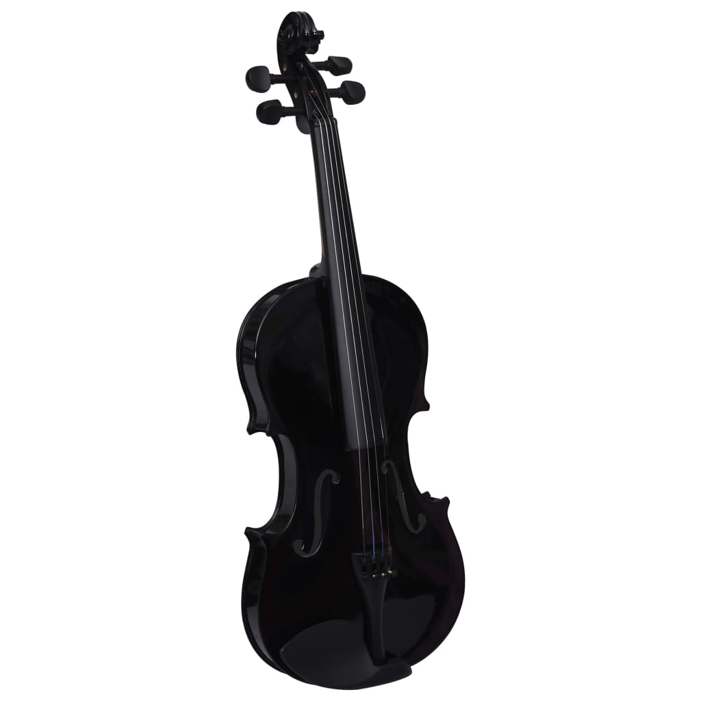 Vidaxl Violinet con Bow e Kinstun 4 4 Black