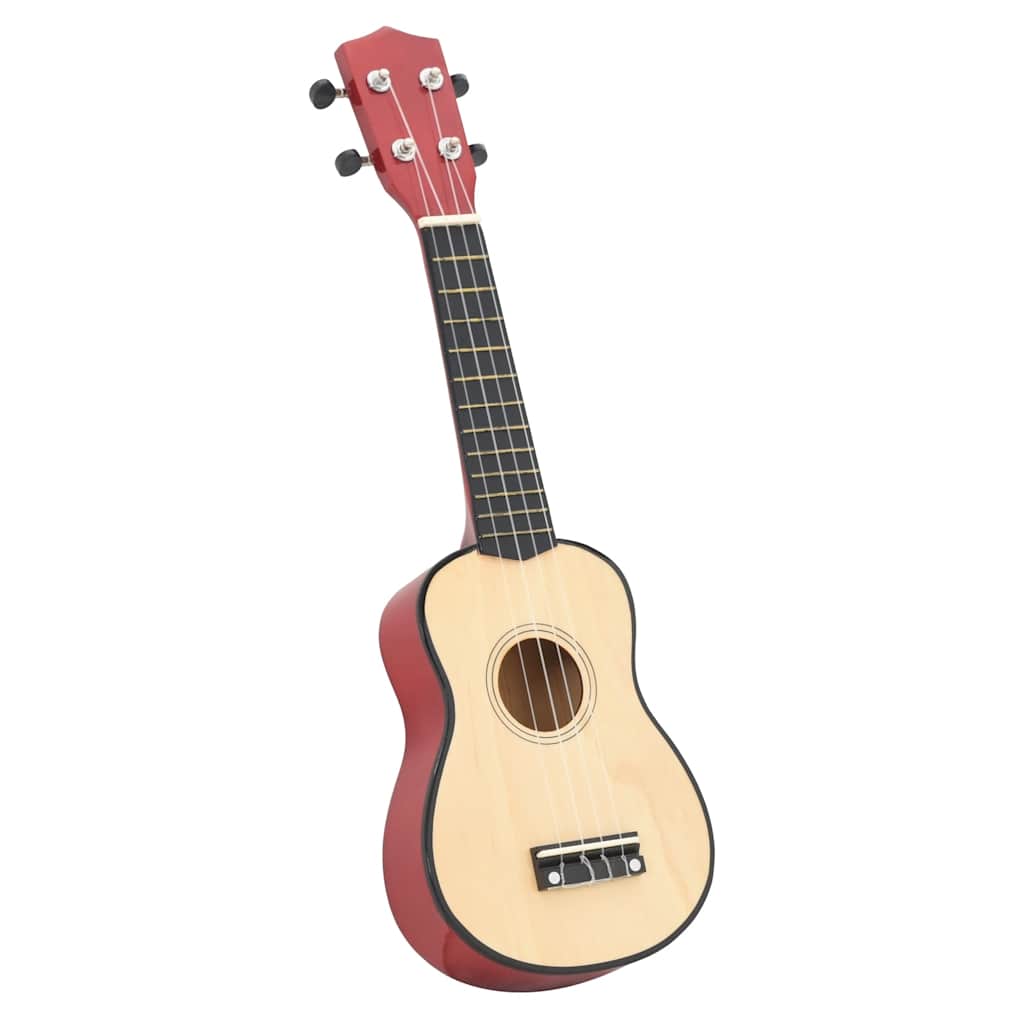 Vidaxl ukuleleset con borsa per bambini soprano da 21 '' colorato di legno