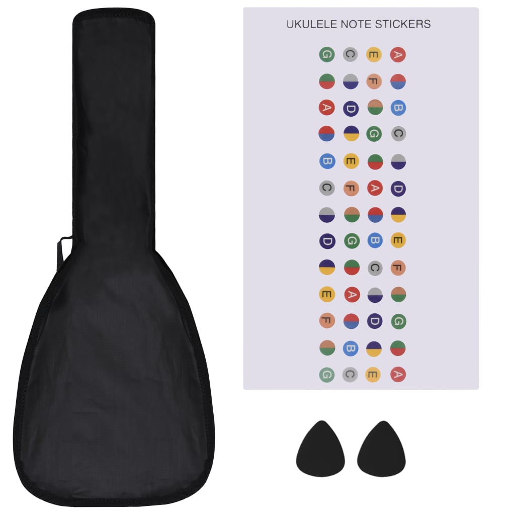 Vidaxl ukuleleset con borsa per bambini soprano 21 '' blu