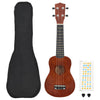 Vidaxl ukuleleset con borsa per bambini soprano 23 '' Darkhout colorato