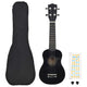 Vidaxl ukuleleset con borsa per bambini soprano 23 '' nero